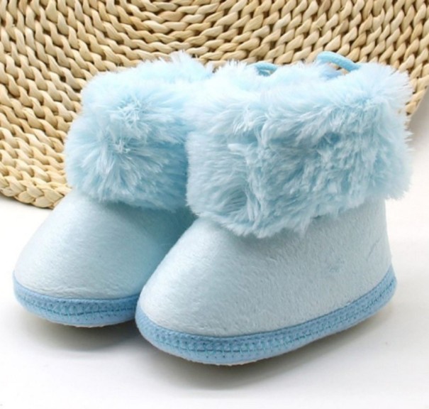 Detské zimné topánočky A2567 modrá 0-6 mesiacov