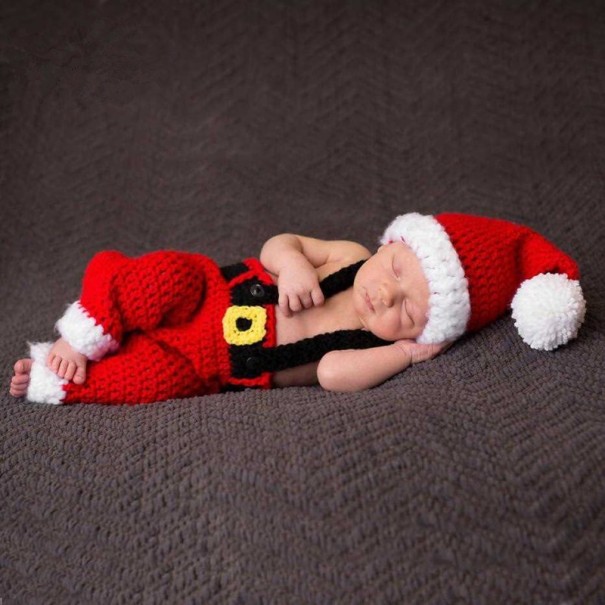 Detský kostým na fotenie Santa Claus A437 1