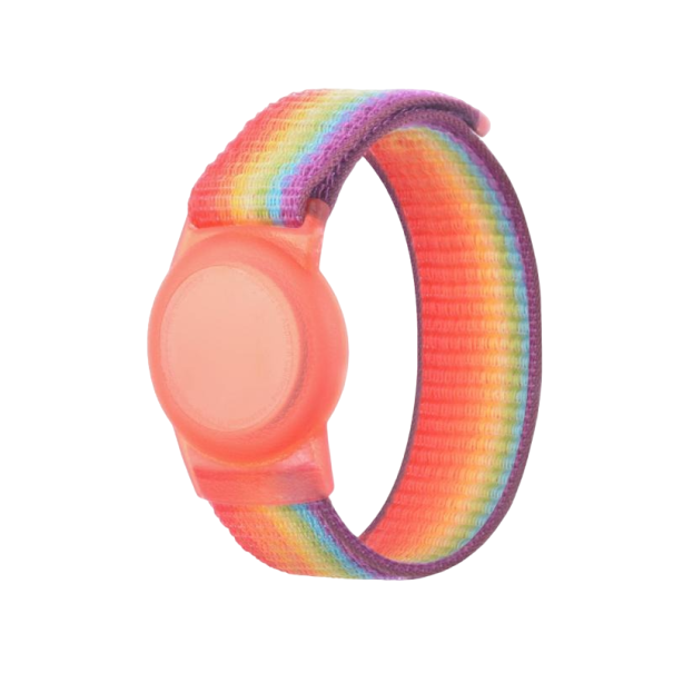 Dětský řemínek pro AirTag 17 cm duhová