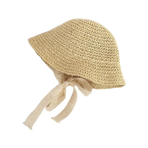 Detský slamený klobúk A456 béžová