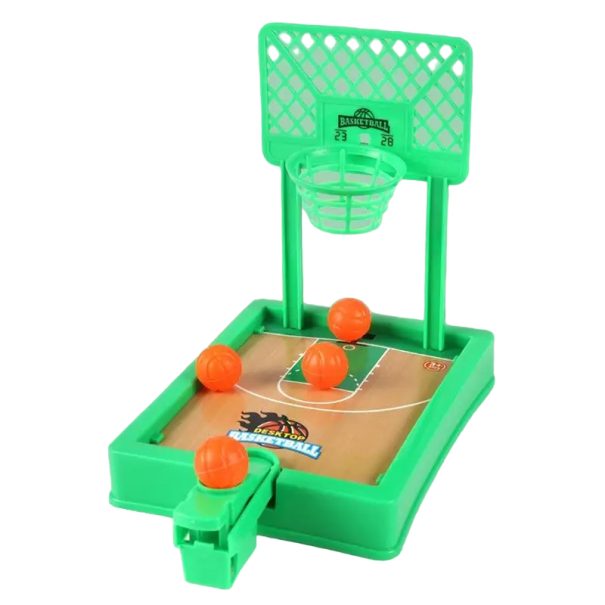 Dětský stolní mini basketbal na prst Kreativní dětská hra zelená