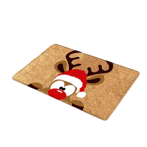 Deurmat met kerstmotief 1