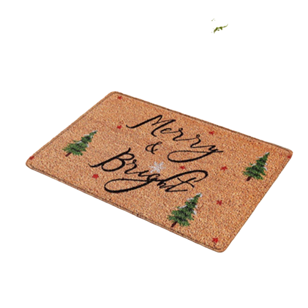 Deurmat met kerstmotief 2