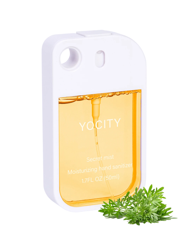 Dezinfekce na ruce YOCITY Secreet Mist cestovní sprej 50 ml hydratační mlha s dlouhotrvající vůní snadno vstřebatelná pro děti i dospělé Vanilla