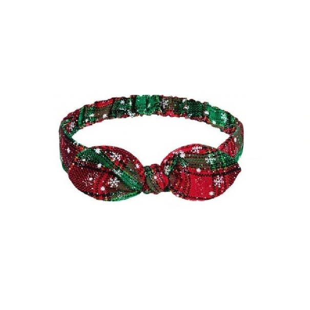 Diadème de Noël avec nœud 5