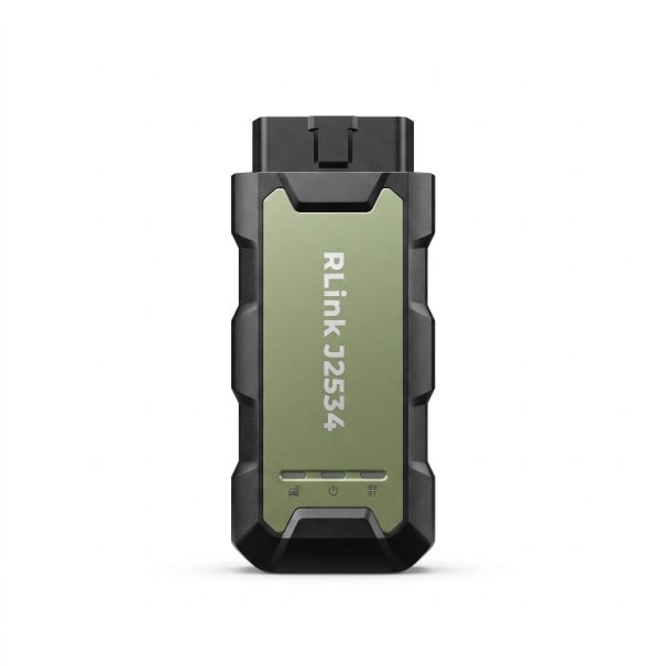 Diagnosetool RLink J2534 Pass-Thru mit Unterstützung für CAN-FD DoIP und D-PDU in Schwarz-Grün für die Programmierung und Diagnose von Fahrzeugen 1