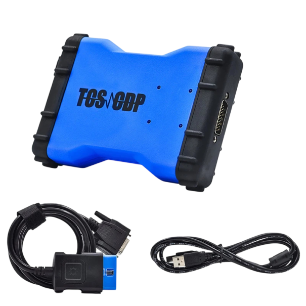 Diagnostický skener OBD2 AK-DS150E TCS CDP S Bluetooth Software v2021.11 Čtení chybových kódů Na osobní i nákladní automobily 47 značek modrá