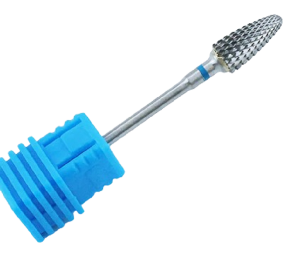 Diamant manicure skærerkegle T821 blå