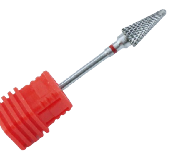 Diamant manicure skærerkegle T822 rød
