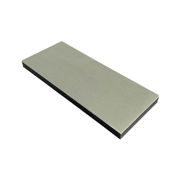 Diamant slijpsteen 1000 grit versterkt slijpblok voor messen antislip basis 15° hoek groot oppervlak voor nauwkeurig slijpen 1