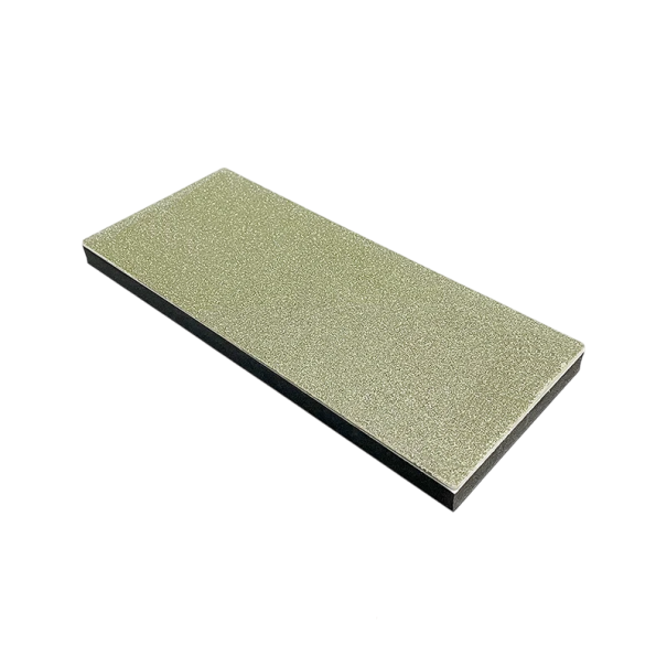 Diamant slijpsteen korrel 120 met antislip voet versterkte steen voor het slijpen van keukenmessen hoek van 15 graden groot slijpvlak 1