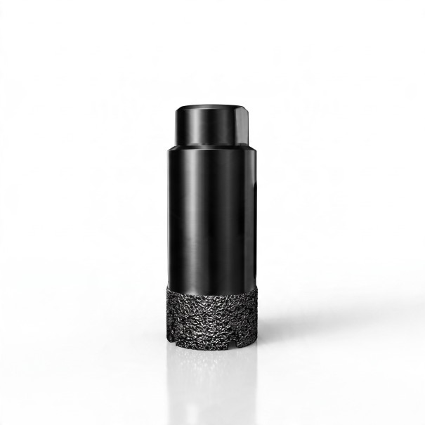 Diamond Core Drill Bit 20 mm with M10 Thread for Angle Grinder Soldered Diamond Black Dry Drilling into Tiles Marble Granite and Glass 1