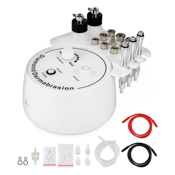 Diamond Dermabrasion Machine with Suction and Spraying 9 Attachments Exfoliation Skin Cleansing Acne Removal Skin Hydration 1