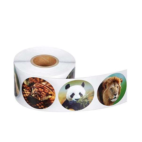 Dierenstickers 500 stuks 2