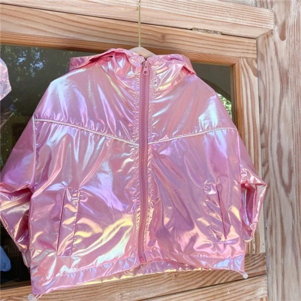 Dievčenské bunda L2012 ružová 4