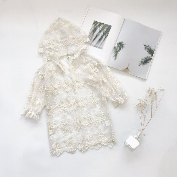 Dievčenské čipkový cardigan 9