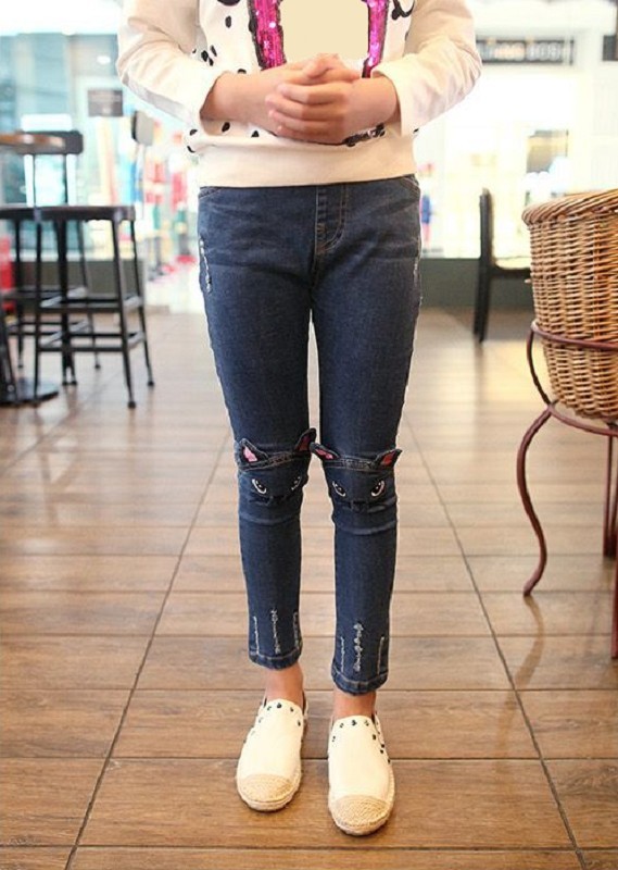 Dievčenské džínsy L2126 5