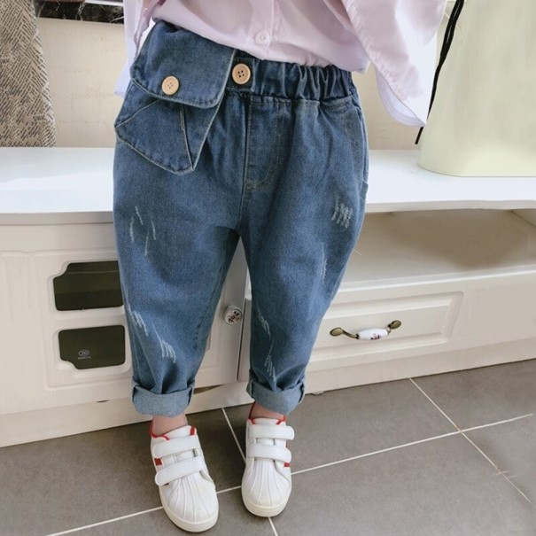 Dievčenské džínsy L2132 6