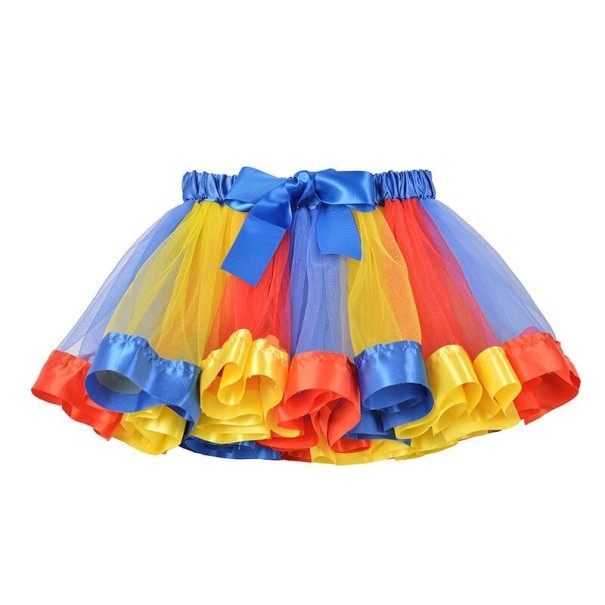 Dievčenské farebná sukne L1007 8 B