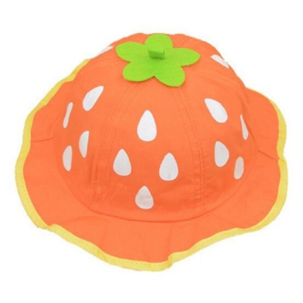 Dievčenské klobúk jahoda T894 oranžová 2