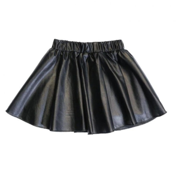 Dievčenské kožená sukňa L1018 4