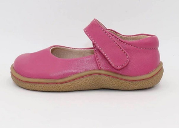 Dievčenské kožené sandále Luisa ružová 24,5