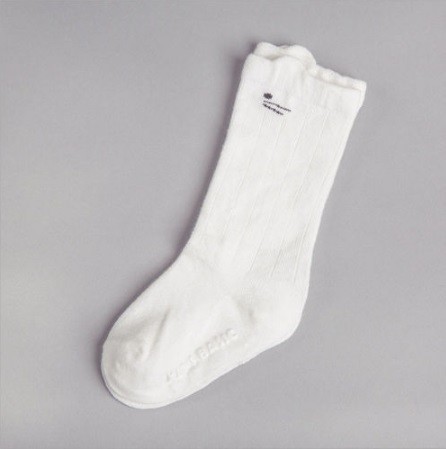 Dievčenské mačacie ponožky biela 0-2 roky