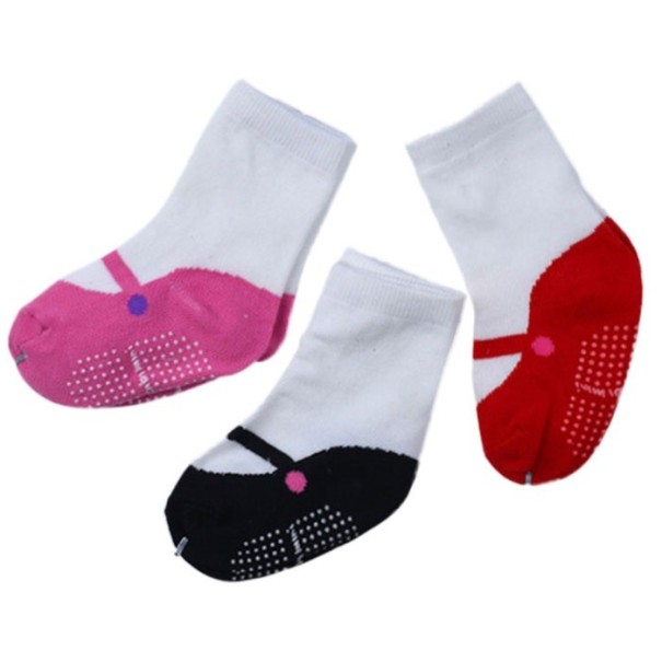 Dievčenské ponožky - 3 páry 18-24 mesiacov
