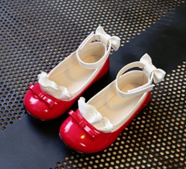 dievčenské sandále červená 24