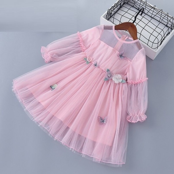 Dievčenské šaty N231 ružová 6