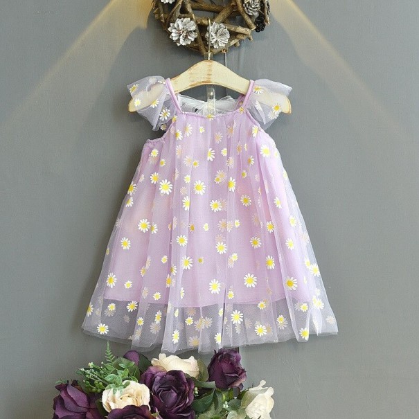Dievčenské šaty N312 svetlo fialová 3