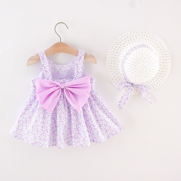 Dievčenské šaty s klobúkom 9-12 mesiacov R