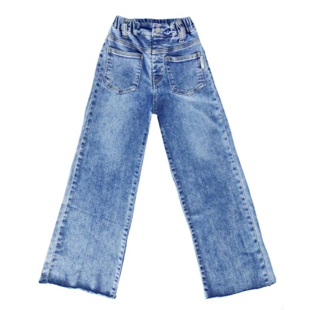 Dievčenské široké džínsy L2150 7