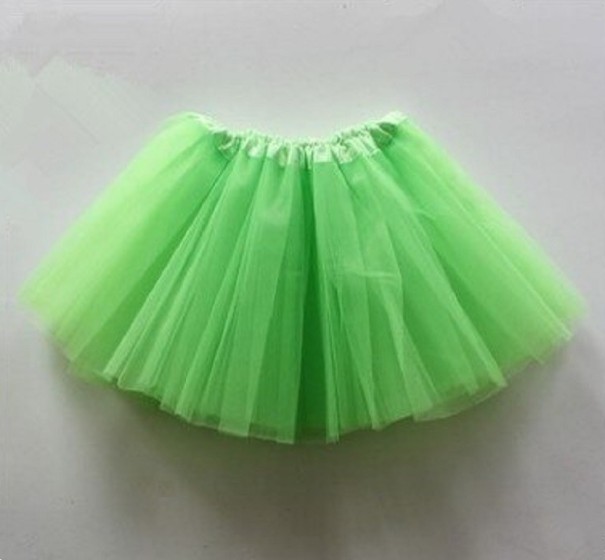 Dievčenské sukne L1008 svetlo zelená 5