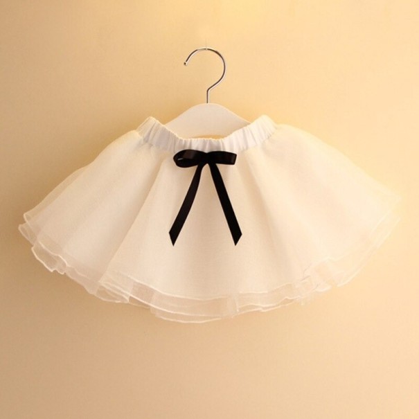 Dievčenské sukne L1026 biela 2