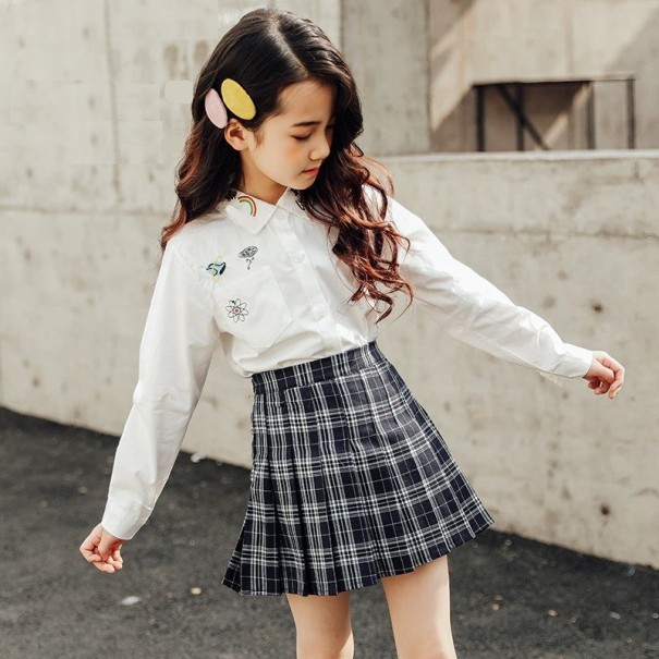 Dievčenské sukne L1054 čierna 14