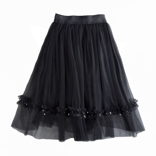 Dievčenské sukne L1076 čierna 4