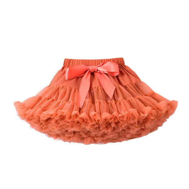 Dievčenské sukne L997 oranžová 4