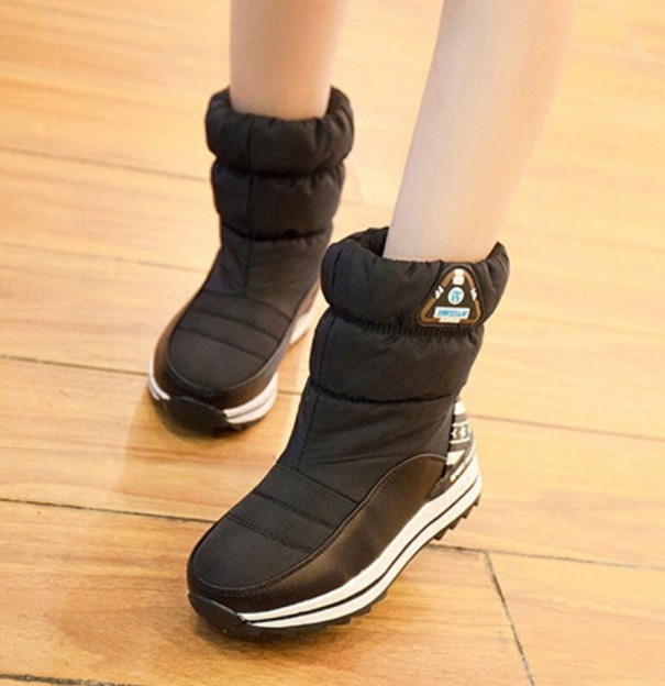 Dievčenské zimné topánky Amber čierna 33