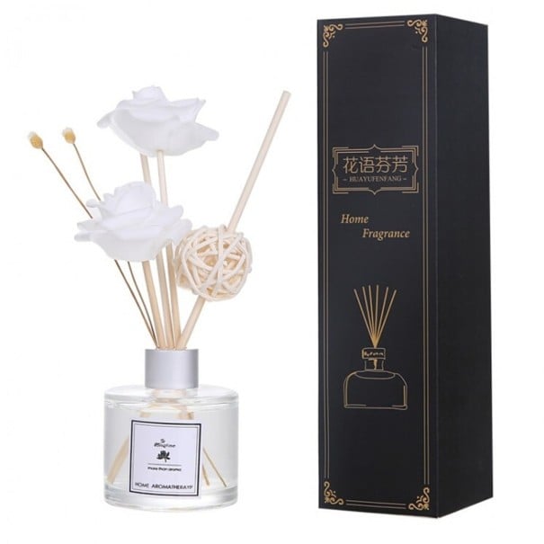 Diffuseur d'arôme avec bâtonnets 50 ml blanc 8