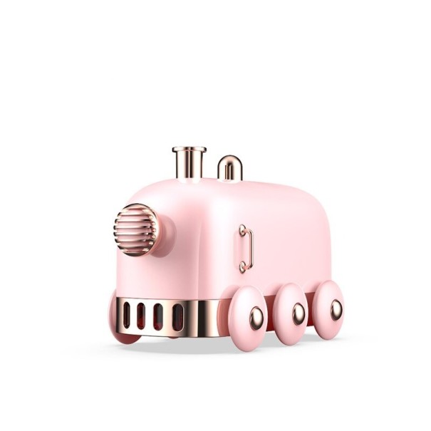 Diffuseur de parfum en forme de locomotive rétro pour parfumer la pièce Réservoir 300 ml Minuteur 1 à 4 heures Alimentation par câble USB 1