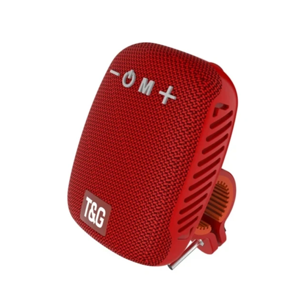 Difuzor Bluetooth 5.3 Portabil pentru Exterior cu Sunet Stereo, Subwoofer TWS, Mod Extra Bass 500mAh roșu