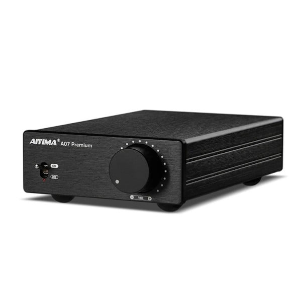 Digitaalinen vahvistin 300W x 2, stereo luokka D, 2.0/2.1 kanavainen HiFi ääni, TPA3255-siru, RCA-tulo, PRE OUT, musta, kotikäyttöön 1