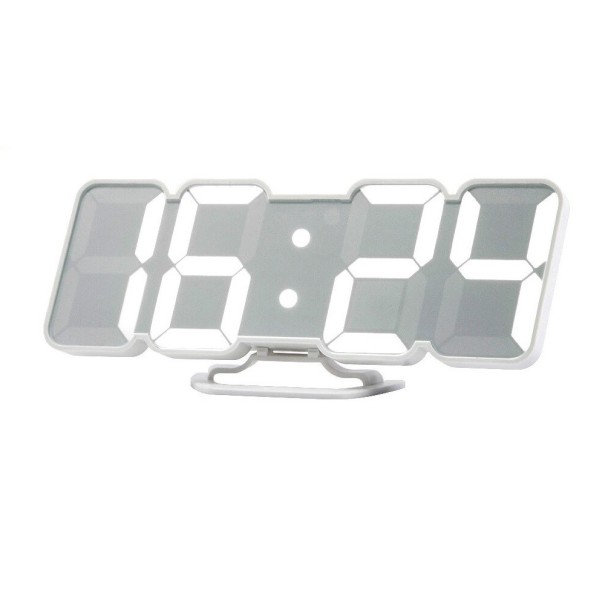 Digital Clock G2008 white