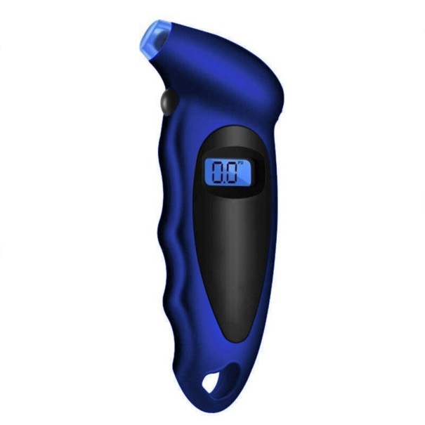 Digitale bandenspanningsmeter met LCD blauw