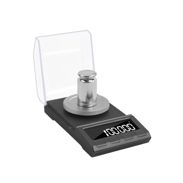 Digitale Schmuckwaage bis 50 g Genauigkeit 0,001 g USB-Stromversorgung oder 3× AAA Einheitenwechsel tl dwt gn ozt oz ct mg g Automatische Abschaltung schwarz