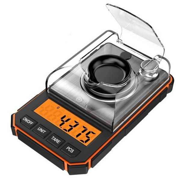 Digitale zakweegschaal 50g / 0,001g oranje