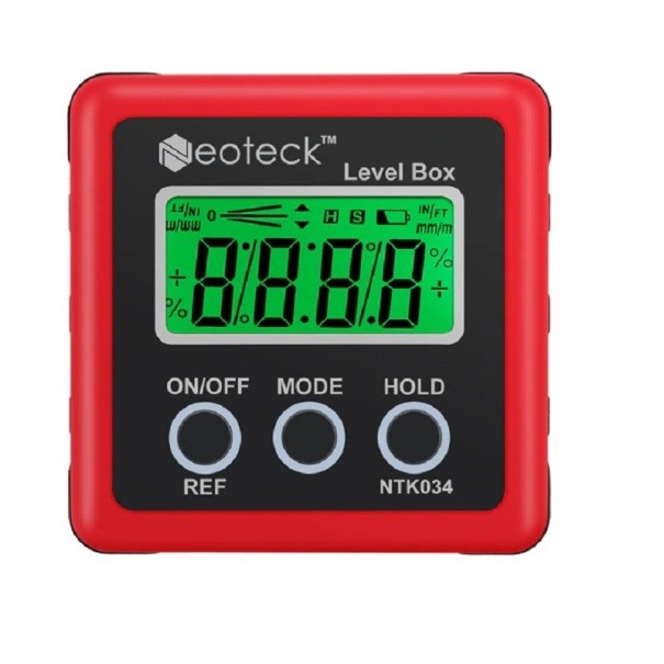 Digitaler Winkelmesser rot