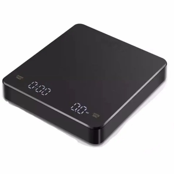 Digitális konyhai mérleg 0,1 g – 3 kg Újratölthető 400 mAh USB-C Pontos mérleg csúszásgátló talpakkal 1