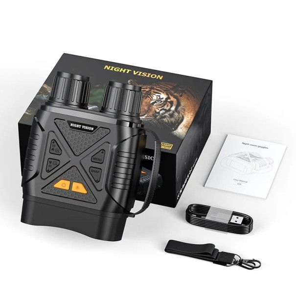 Digitálne nočné videnie ďalekohľad HD IR 850 nm 5x zoom IPS displej 7,1 cm video foto 2000 mAh pre nočné pozorovanie 1